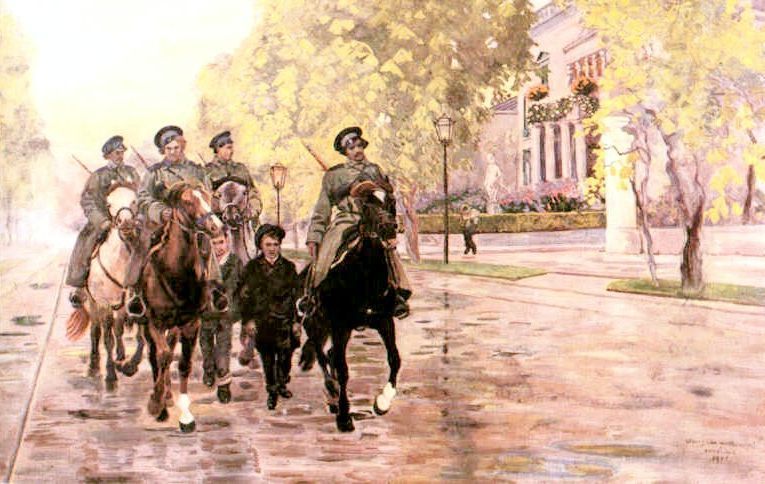 „Wiosna 1905 roku” (obraz Stanisława Masłowskiego)     