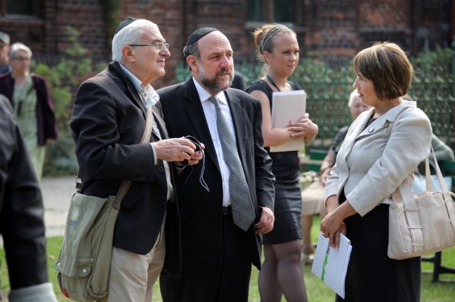Uroczystości na Cmentarzu Żydowskim