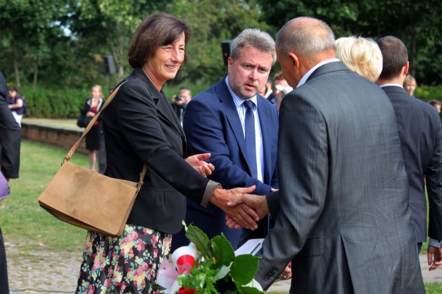 Uroczystości na Cmentarzu Żydowskim