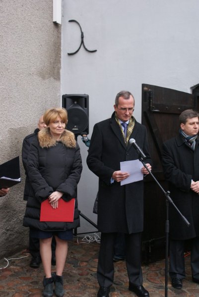 Uroczystości przed "Kuźnią Cygańską"