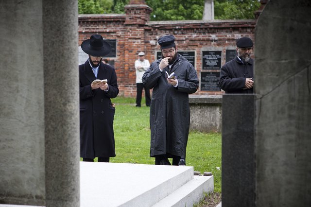 Uroczystość przy grobie rabina ELJAHU CHAIMA MAJZLA