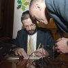 Wykład rabina Sachy Pecarica (fot. Robert Lisiecki)