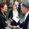 4.09.2012 - Marsz Pamięci na fot. wiceprezydent Łodzi Agnieszka Nowak i Jehuda Widawski