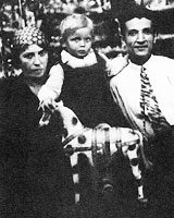 Abraham Koplowicz z rodzicami 1931 koplowicz