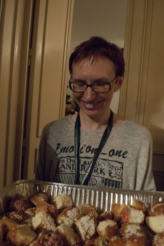 Koszerne pączki dla gości(fot. Robert Lisiecki)
