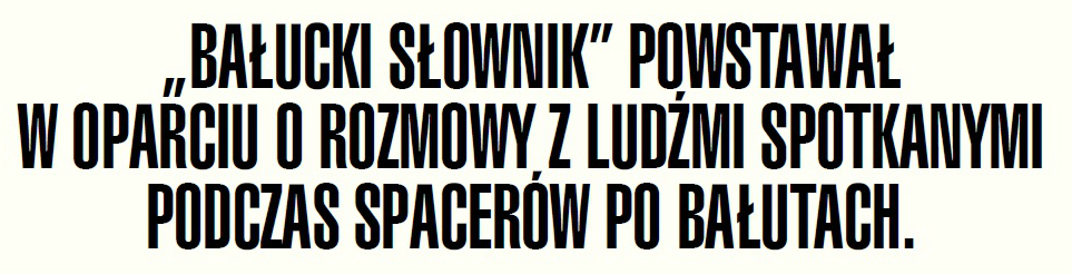 BAŁUCKI SŁOWNIK