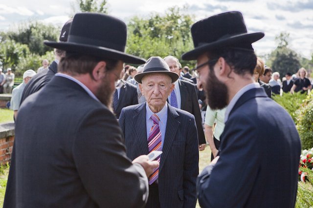 Symcha Keller, Jehuda Widawski, Akiva Weingarten (fot. Krzysztof Cytacki)